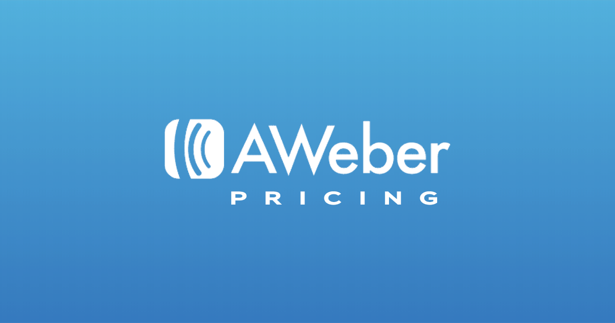 AWeber Pricing — Updated Pricing for 2021 + Deals