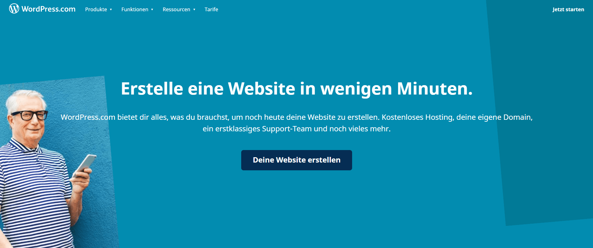 WordPress.com homepage