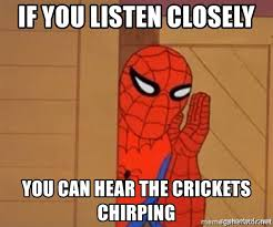 crickets meme