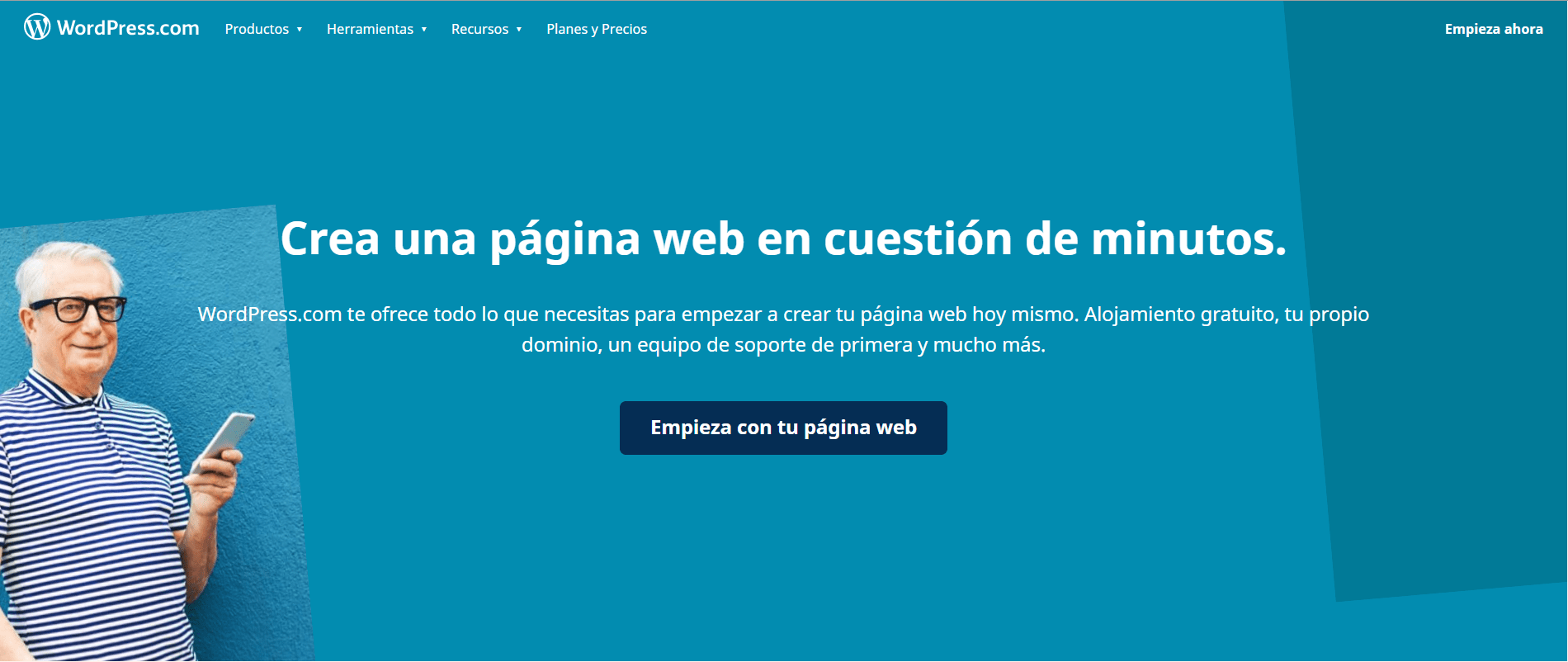 WordPress.com homepage