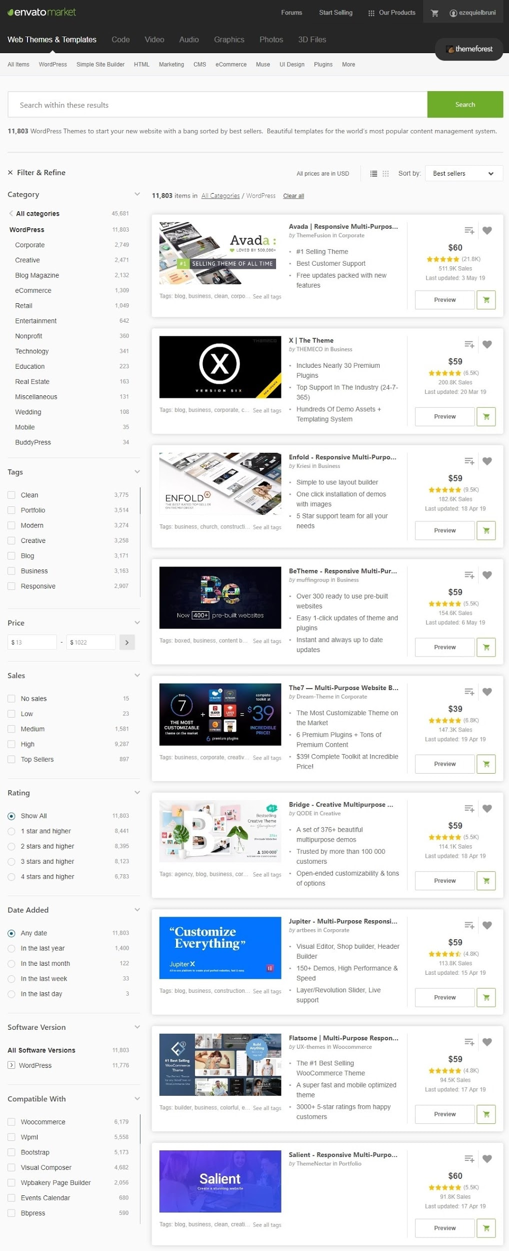 ThemeForest Review – The Truth about this Marketplace 2022-image1