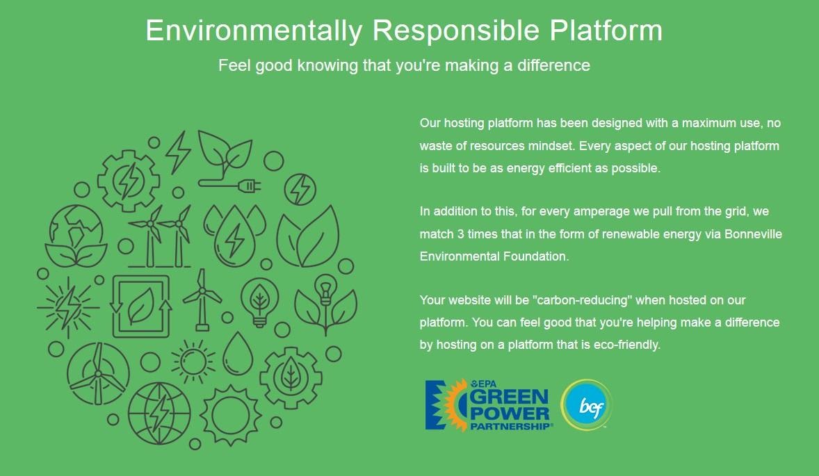 GreenGeeks - an eco-friendly platform