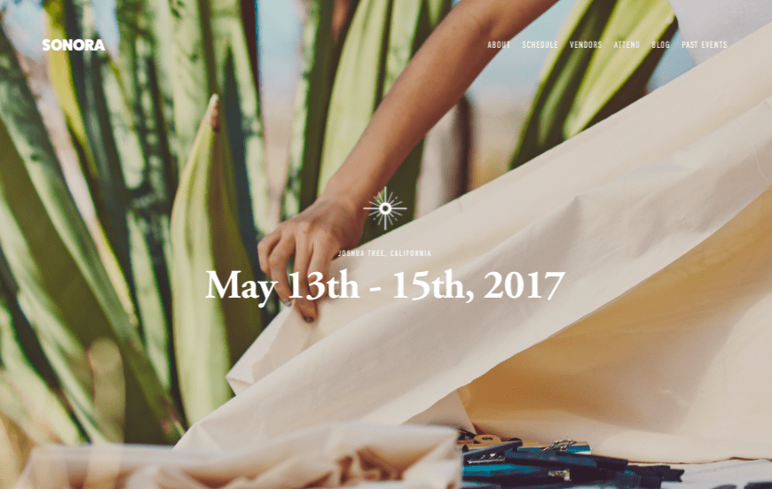 Squarespace Sonora wedding website template