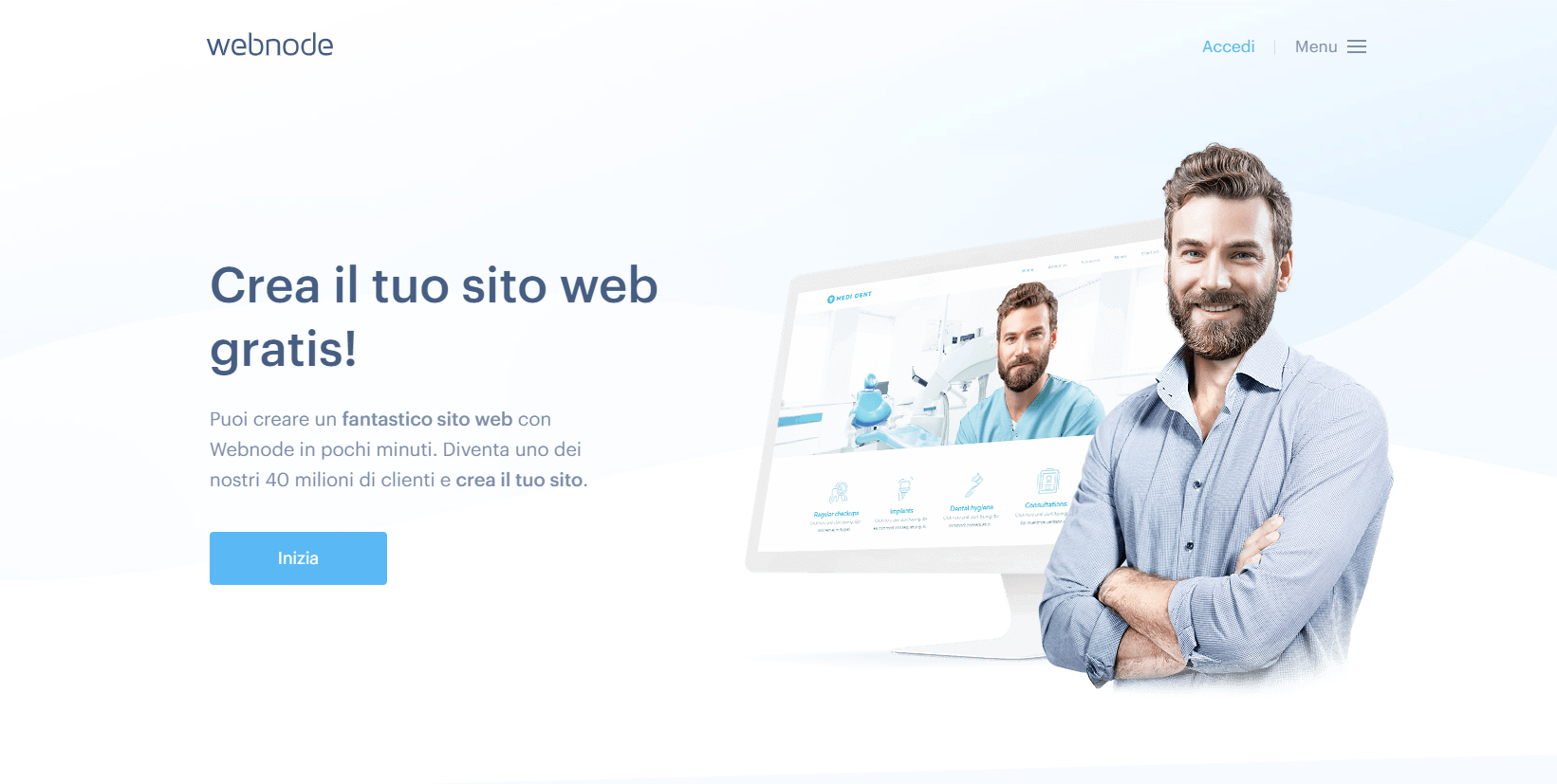Webnode homepage