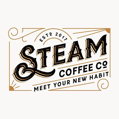 Art Deco logo - Steam Coffee Co