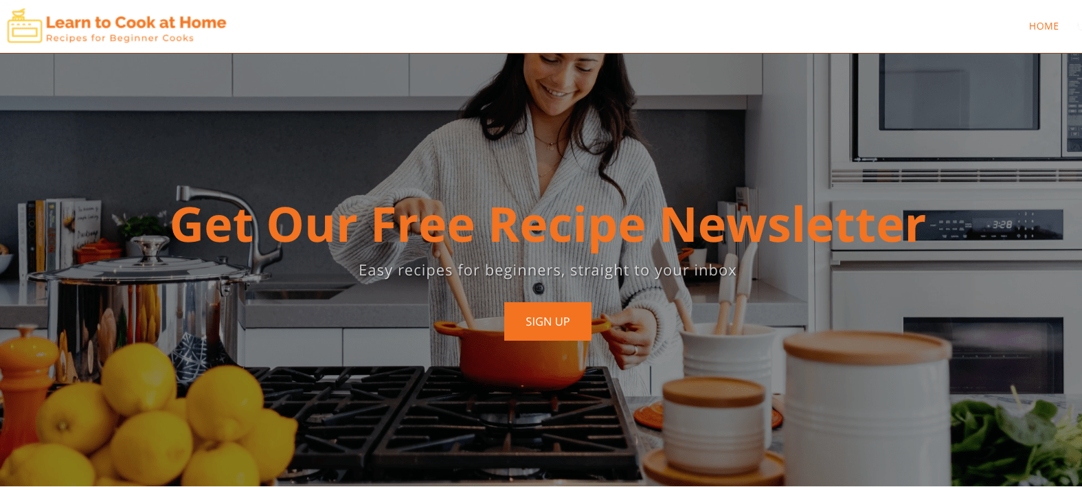 Alt text: Landing page created with SITE123